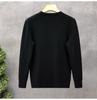 Men's Slim Fit Round Neck Warm Knitwear Pullover for Autumn and Winter