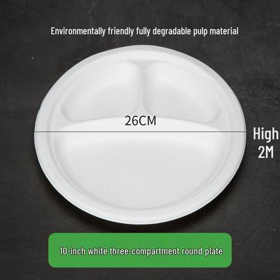 Disposable Divided Paper Plates