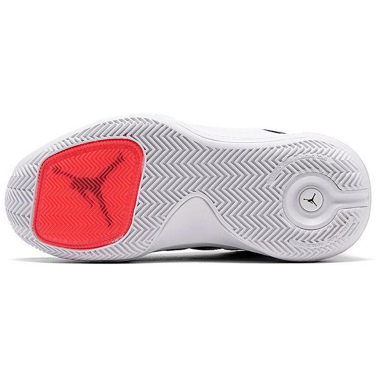 Jordan Jumpman 2020 Mid Top Basketball Shoes Black White Red Unisex BQ3451-100