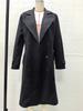 Winter Women's Temperament Elegant Long-sleeved Jacket Warm Double-breasted Plus Long Woolen Coat