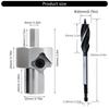 Woodworking Chamfer Reamer Tool Chamfer Reamer Tool Workbenches Dog Hole Polishing For 20mm Benches Dog Holes .Y1QB