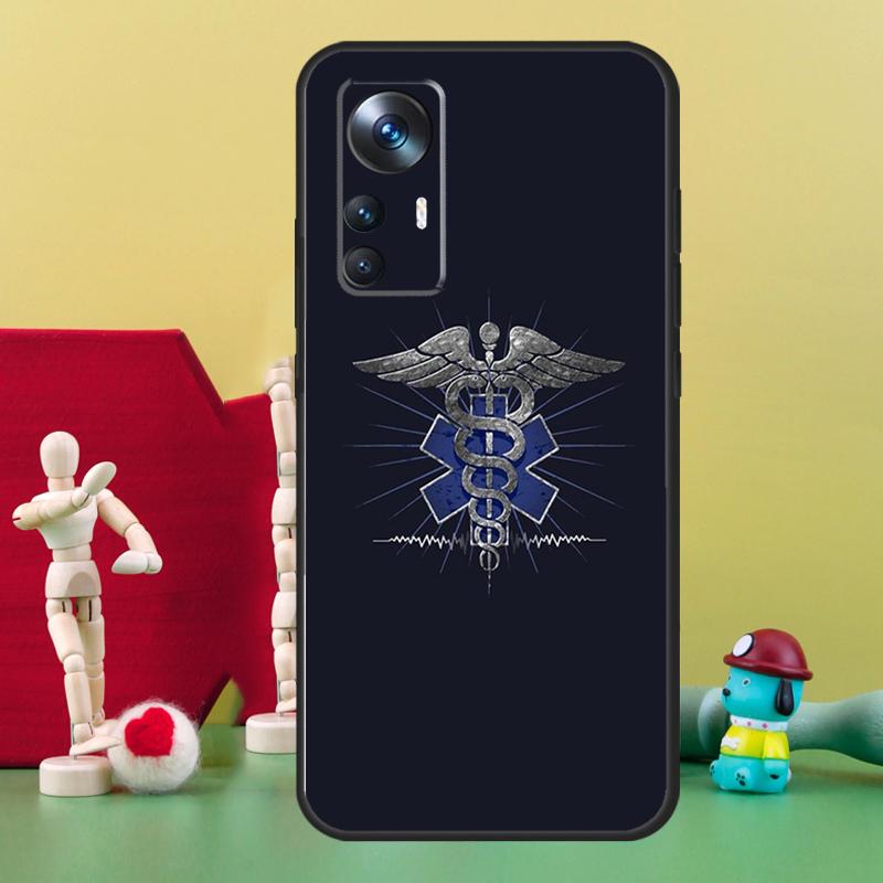 Emergency Medical Star of Life Case For Xiaomi 15T 14T 13T Pro 13 14 15 Ultra 17 Pro Max POCO F5 F6 F7 X5 X6 X7 Pro Cover