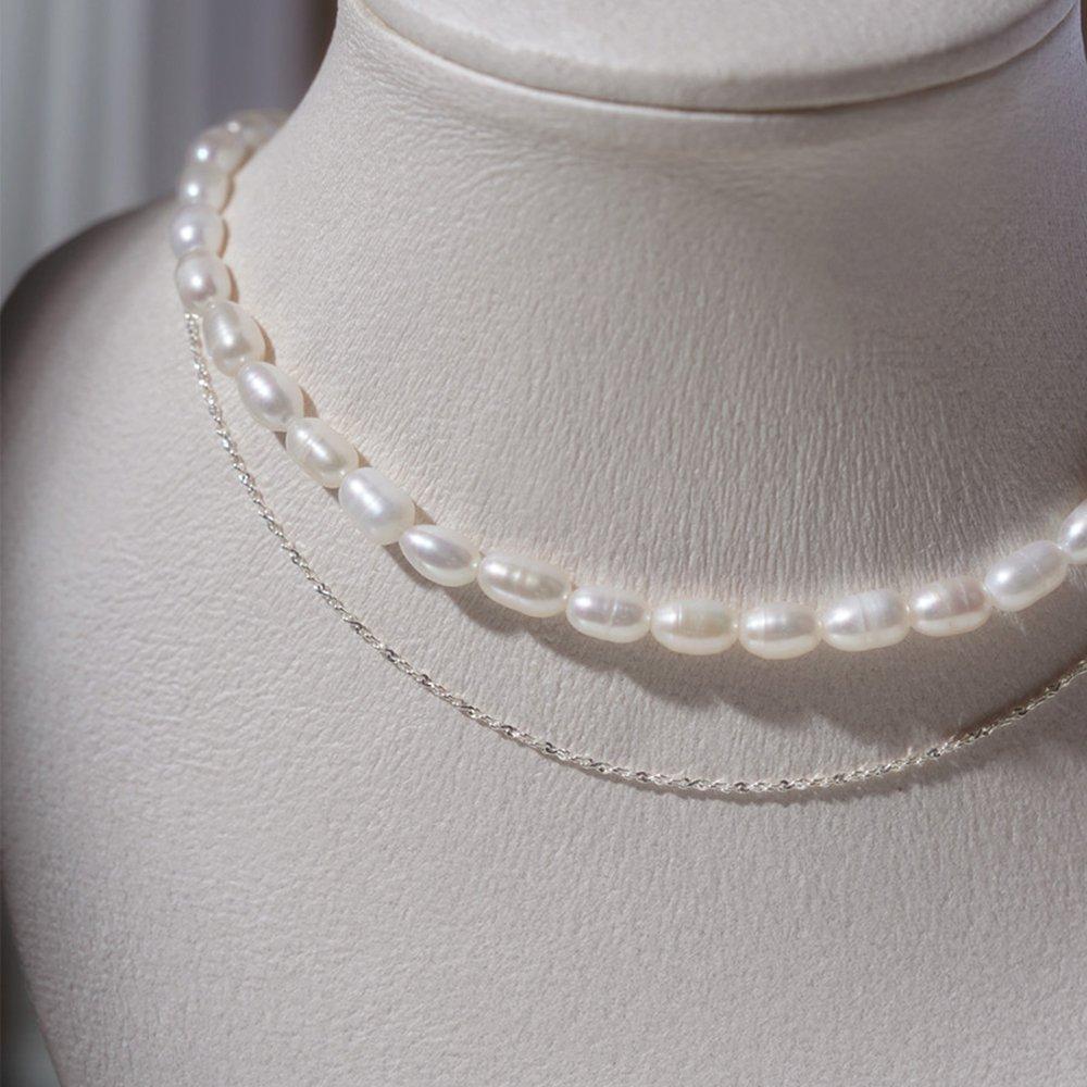 Sugar Pearl Freshwater Pearl Necklace W
