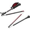 MIZUNO Nordic Walk Folding Walking Poles Set of C3JTPB10 4-Section LITE, 2, Unisex, Red,