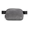 Bolsa de Cintura 1L Everywhere Com Logotipo Metálico Bolsas Femininas Prata Profundo Cinza Grafite Prata LU9CN3S-074449