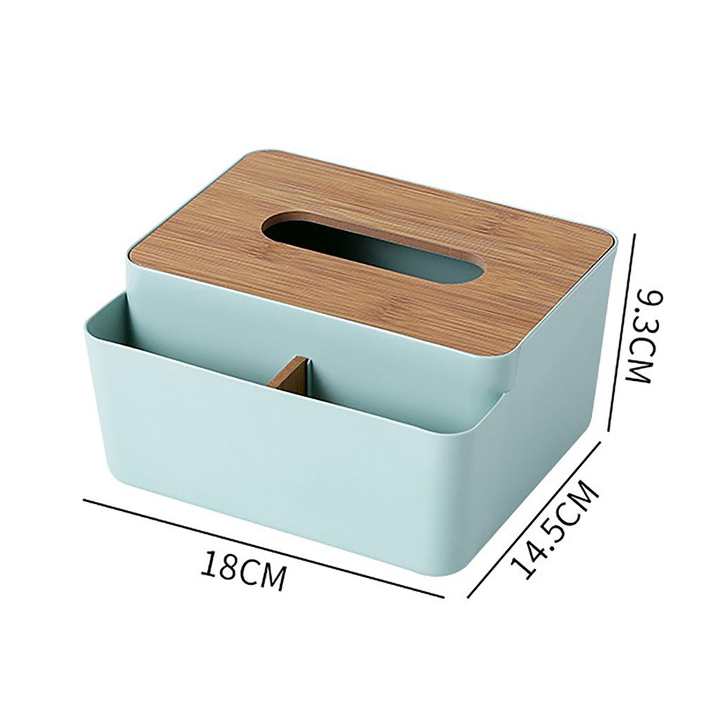 Tissue Box Cover PP Fiberboard Simple Fashionable Facial Paper Dispenser Box for Bedroom Living Room Kitchen