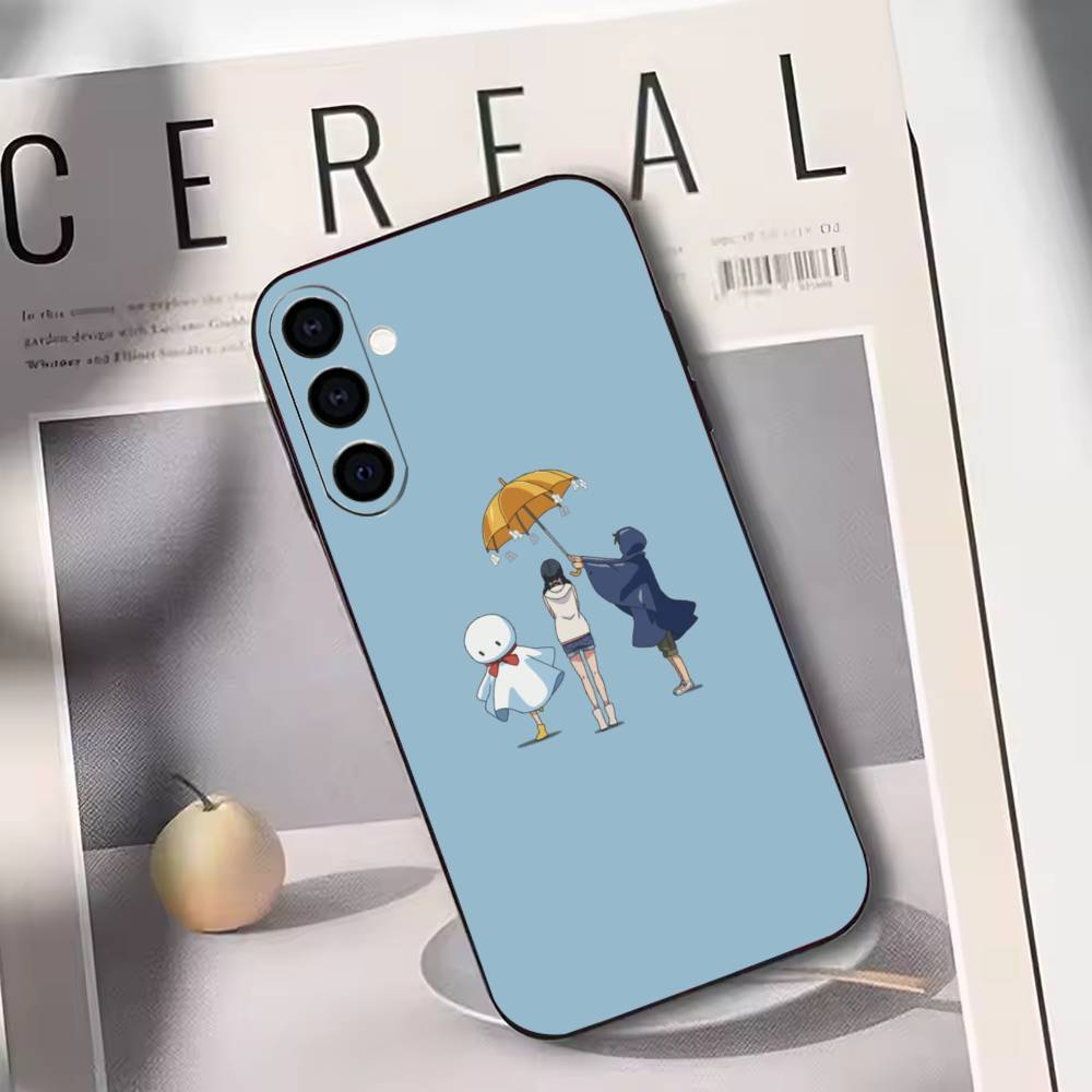 Weathering With You Phone Case For Samsung Galaxy A73,A72,A71,A70,A53,A52,A51,Soft Silicone Black Cover
