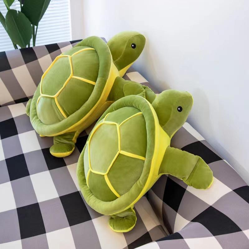 Plush Toy Turtle Doll, Turtle Doll, Rag Doll, Cute Bed Super Soft Children's Throw Pillow Girl