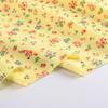 Thin Tissue Print Floral Fabric Rib Stretchy Jersey Fabric For Sewing Summer Dress Or Tops  50*150cm YHA0275