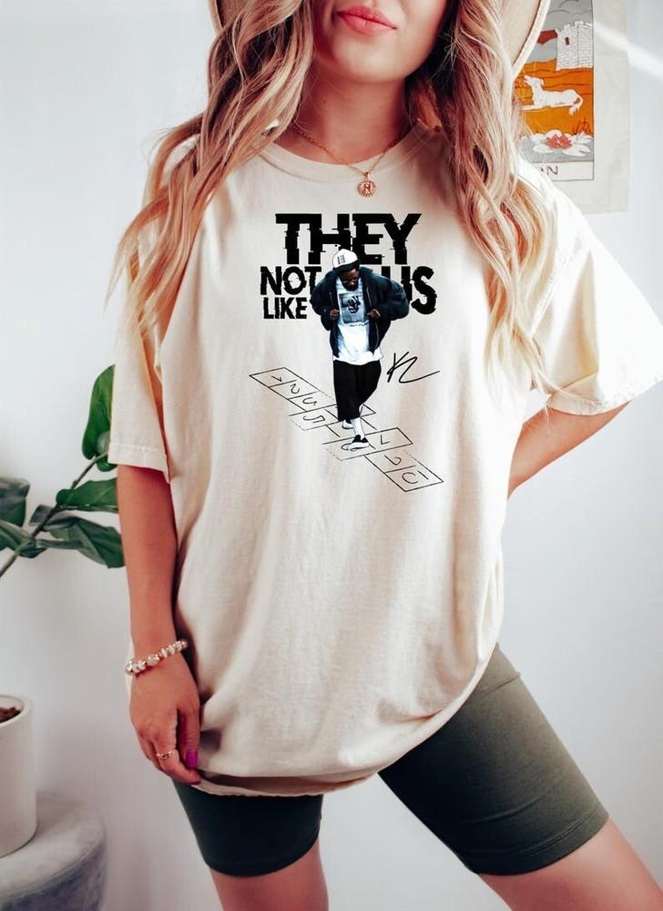 Kendrick Lamar Shirt They Not Like Us Super Bowl Halftime Shirt  Unisex T-Shirt L