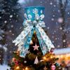 Light Up Christmas Tree Topper Electric Rotating LED Atmosphere Decor  Seasonal Display