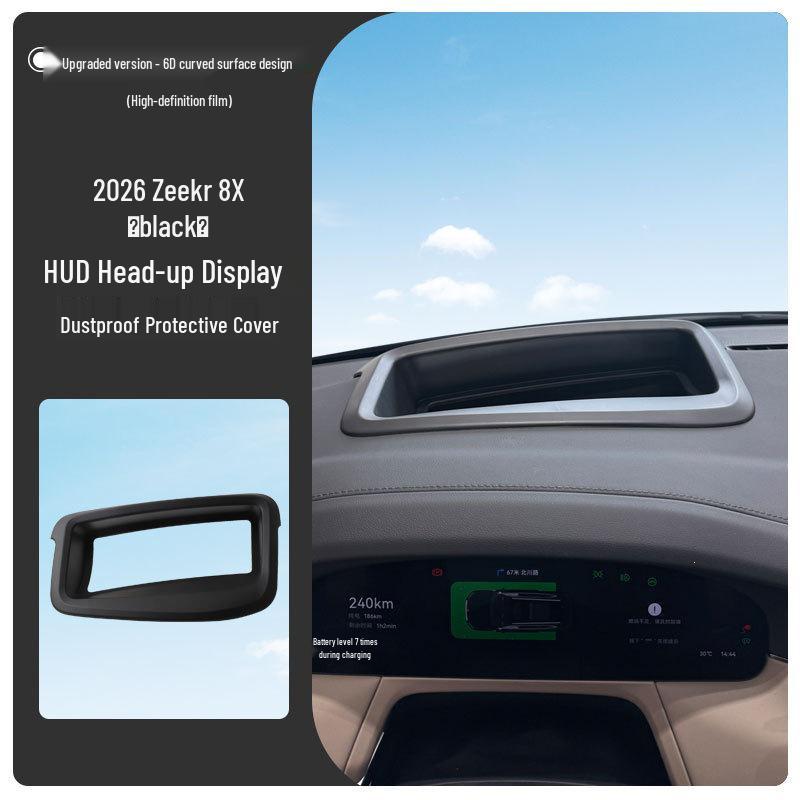 Zeekr 8X 6D Curved HUD Protective Cover for 2026 Model Car Interior Accessories