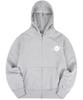 Tripshion Planet Star Heavyweight Zip-Up Hoodie (2-Way) - Grey