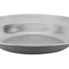 Stainless Steel Dish Plate Thickened Metal Multifunction Round Dinner Plate for Home Restaurant Outdoor Camping