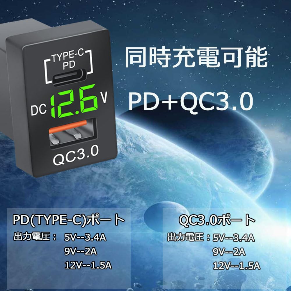 IDVAN Compatible with Toyota Vehicles, USB Port, USB Extension Kit, USB Power Supply Expansion,