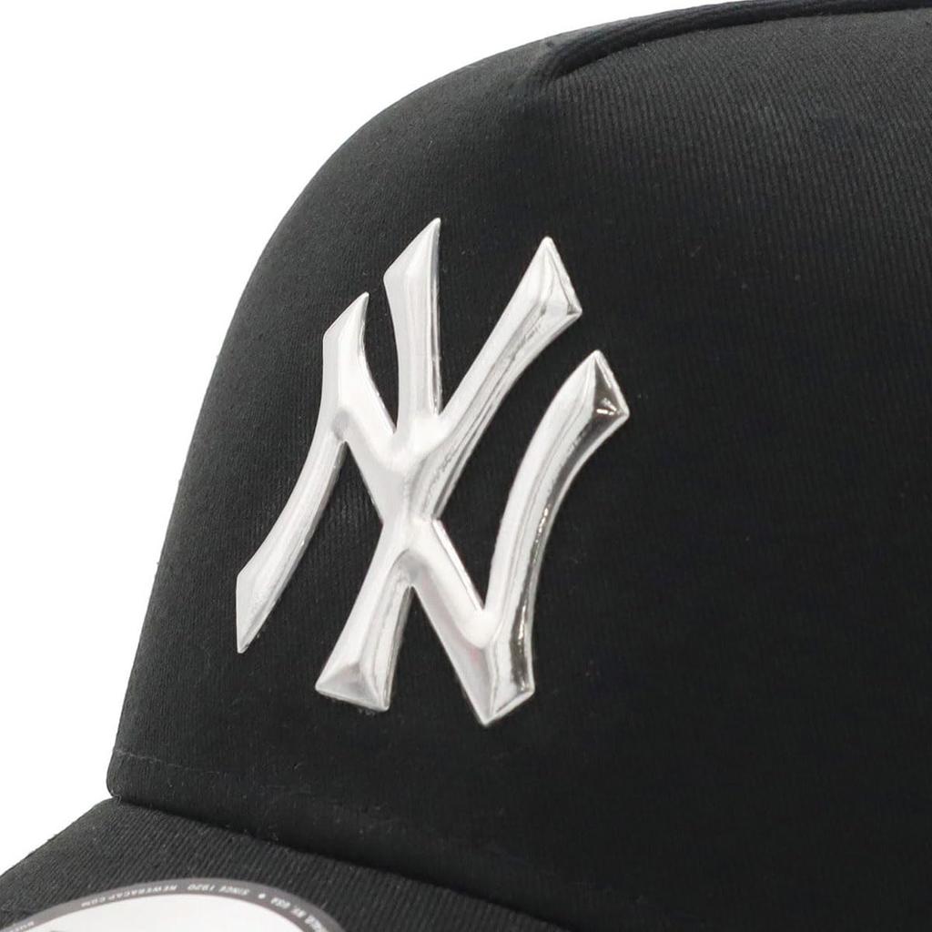 New Era Mesh Cap MLB New York Yankees Black FREE 940AFTR NEYYAN TPU LOGO BLK 9FORTYA-FRAME