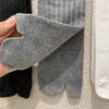 1/4pairs Japanese Fashion Two Toe Socks for Men Women Harajuku Sweaty Deodorant Fashion Two Finger Sock Toe Separation Socks