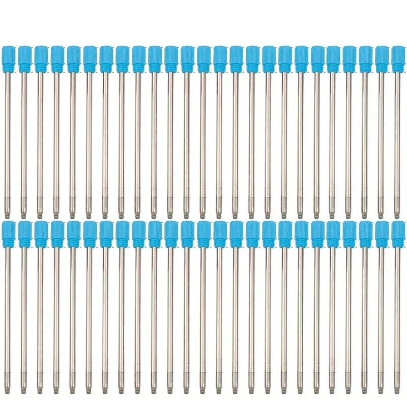 5/10/20/50 PCS 7cm Length Metal Pen Refill for Crystal Diamond Ballpoint Pen Cartridge Core Stationery Office School Supplies