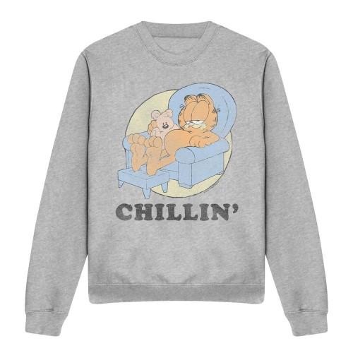 Garfield Unisex Adult Chillin Sweatshirt