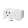 WiFi Intelligent Plug Outlet Home Energy Monitoring Small Intelligent Socket for Energy Monitoring Timing Socket