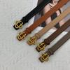 Cintura Donna Sottile Semplice Pelle Abito Gonna Accessori Cintura Moda Versatile Cintura Sottile Cintura Polpaccio Donna