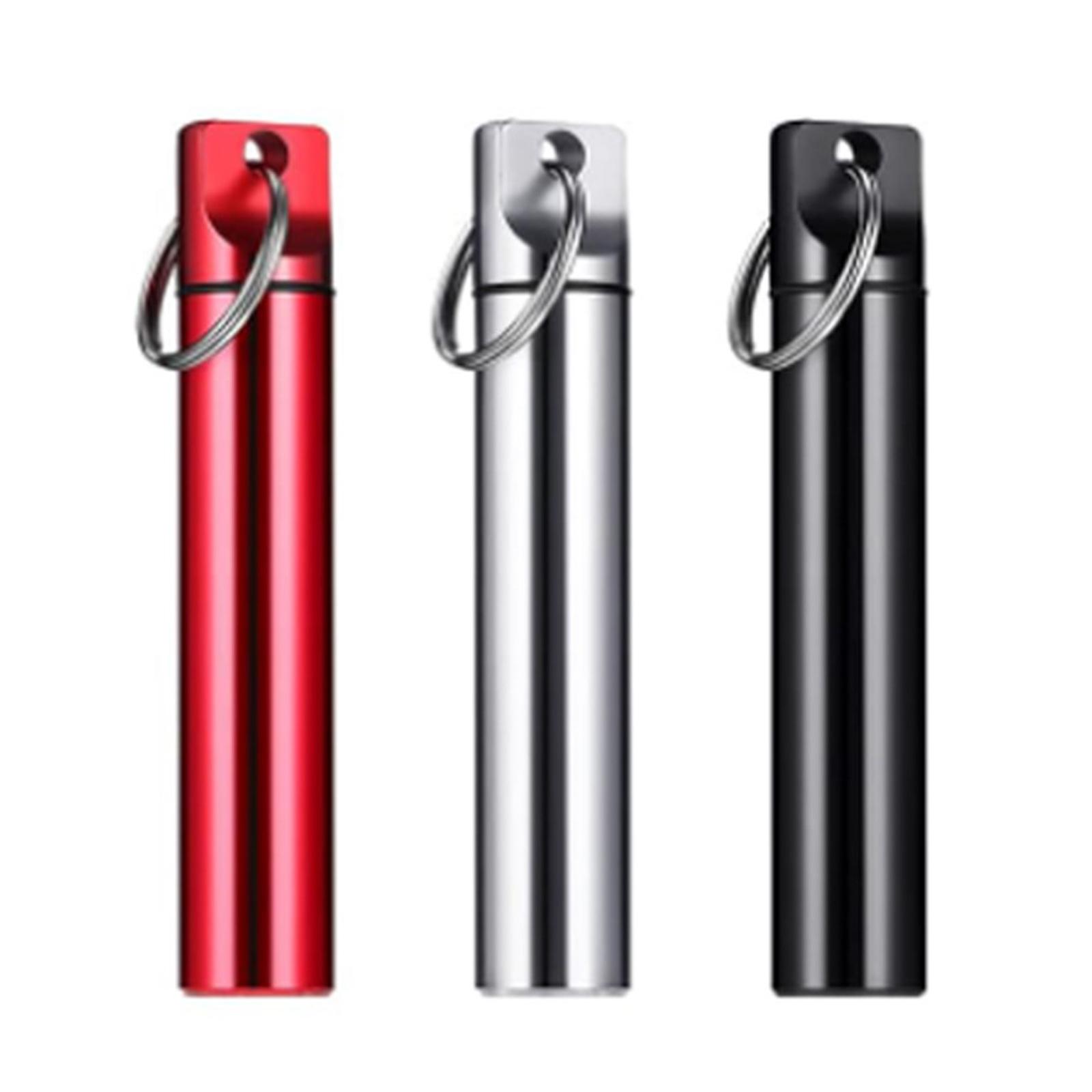 

Компактный алюминиевый держатель для зубочисток и таблетница с водостойким дизайном для путешествий, бизнеса, использования на открытом воздухе. Доступно 2 цвета. B