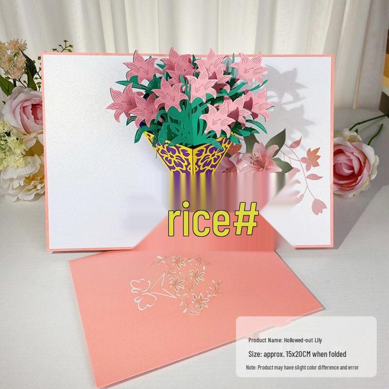Weihnachtskarte Schmetterlingstanz Sonnenblume 3D Pop-up: Kreatives handgefertigtes High-End-Design für das Qixi-Fest