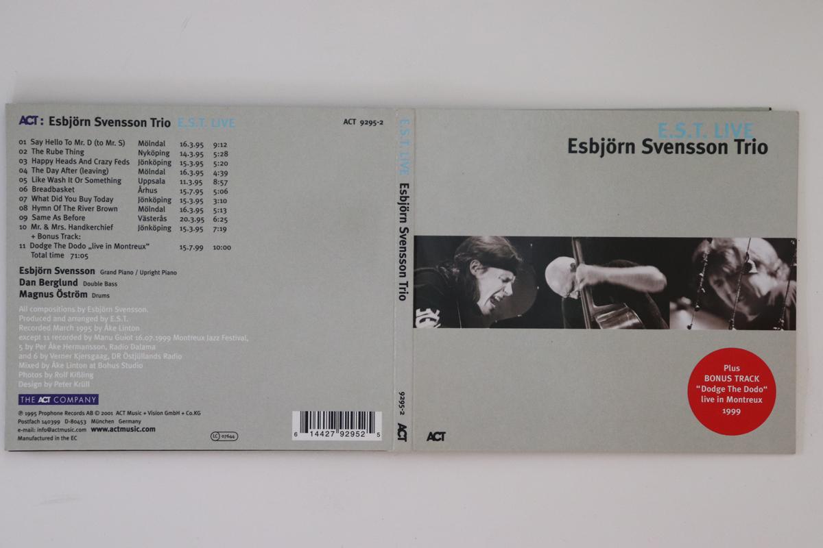 

CD ESBJORN SVENSSON - E.s.t. Live ACT92952 ACT Germany Jazz Used