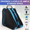 BAAU Roller Bag Roller Skates Backpack Roller Skates Shoulder Bag Three Layer Bag Double Net Bag Can Be Carried