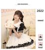 Plus Size Black & White Classic Maid Outfit - European American Japanese Cosplay Costume for Women