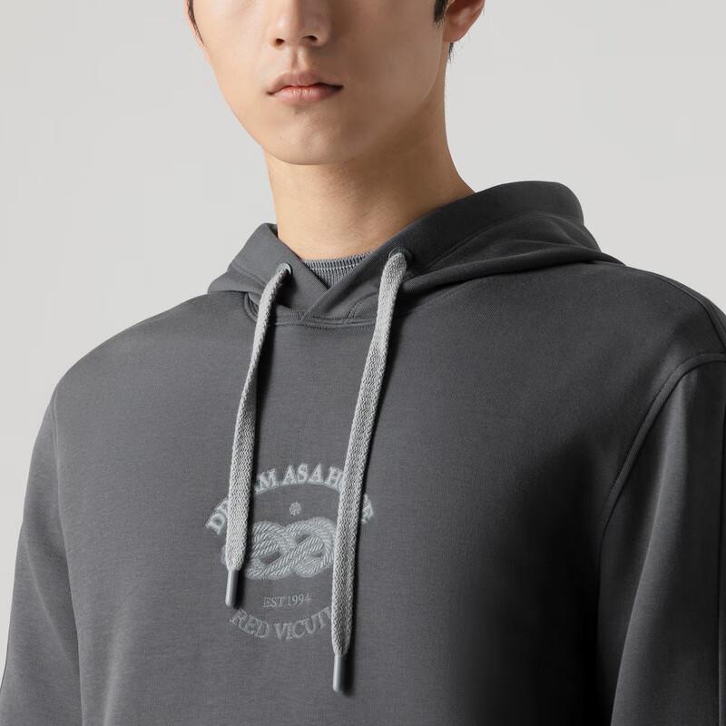 VICUTU Men's Casual Hooded Long Sleeve T-Shirt