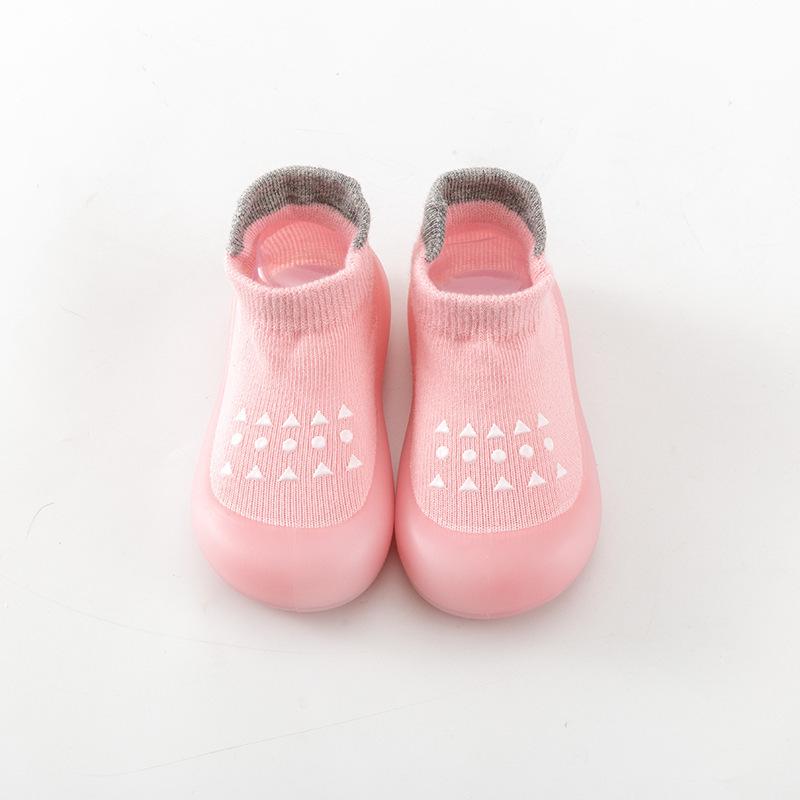 

Soft-Soled Anti-Slip Baby Socks for 1-3 Years - Spring/Autumn Cotton Pre-Walking Shoes 15.5cm рожевий