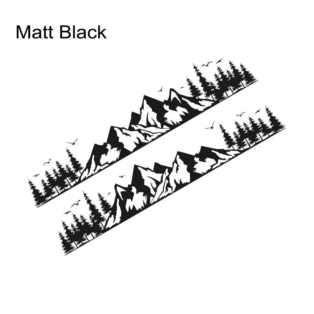 Car Sticker Van Camper Vinyl Decal Mountain Forest Decoration For Truck Camper RV Bus Caravan Body Auto Tuning Decor Accessories