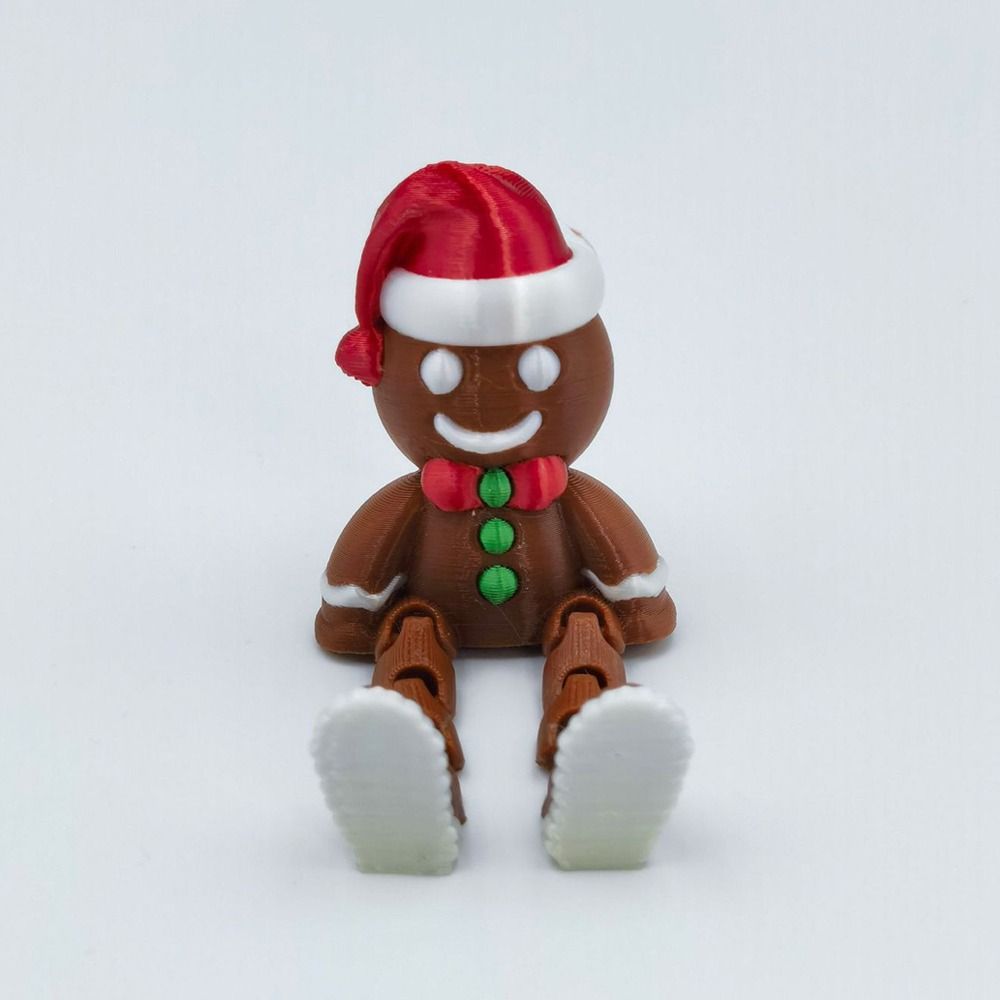 Kreative 3D-Druck Weihnachtsdekoration Schneemann Rentier Weihnachtsmann Xmas Anhänger Schreibtischspielzeug Ornamente Festliche Kollektion