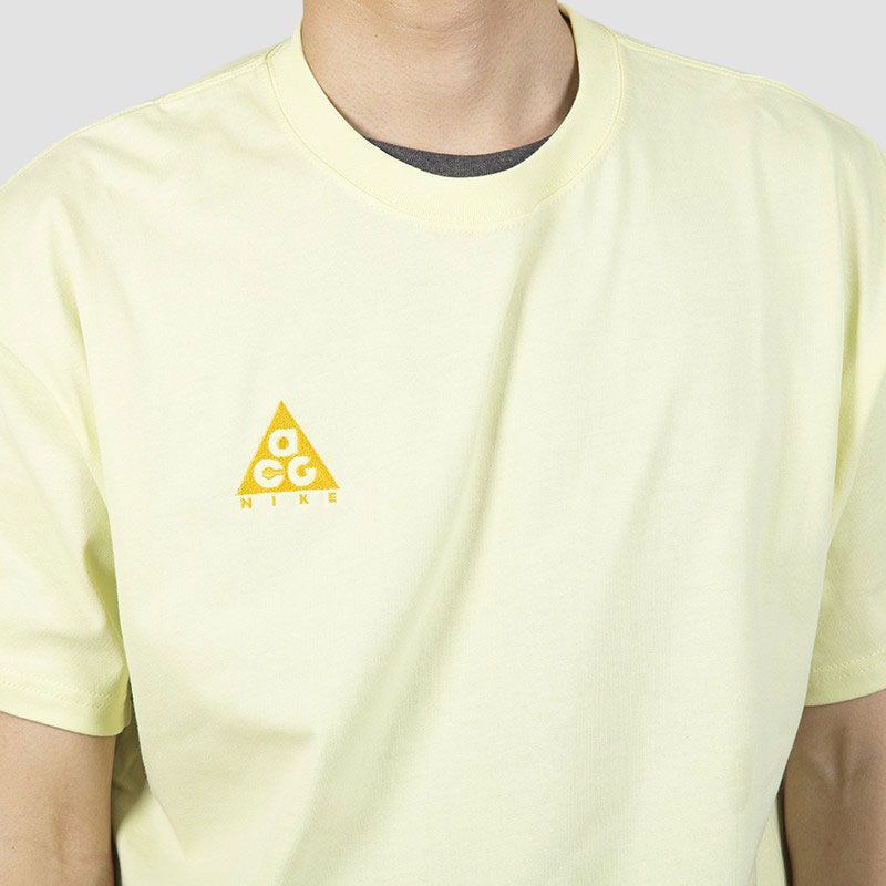 Nike Acg Casual Short Sleeve T-Shirt Men Tops Bright-Green BQ7343-335