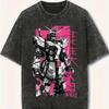Mobile Suit Gundam RX-78-2 "Vintage Mecha" Washed Oversized Black T-Shirt | Mecha Anime Fan Unisex Streetwear Tee
