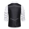 Retro Single-Breasted Men's Suit Vest with Three-Dimensional Pockets