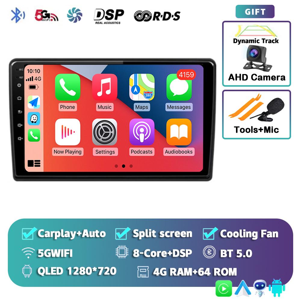 Android 14 Carplay Auto Car Radio For Hyundai H1 2007 - 2015 Multimedia Player Navigation GPS 2Din 4G+Wifi Stereo Head Unit DVD