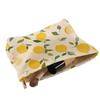 Fresh Lemon Corduroy Cosmetic Bag Large Capacity Makeup Bag Multifunctional Travel Storage Bags For Girls Gift