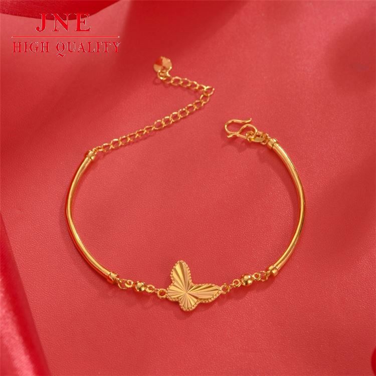 Butterfly Half Bracelet Gold-Plated Light Luxury Women's Fashionable Temperamental All-Match Bracelet Live