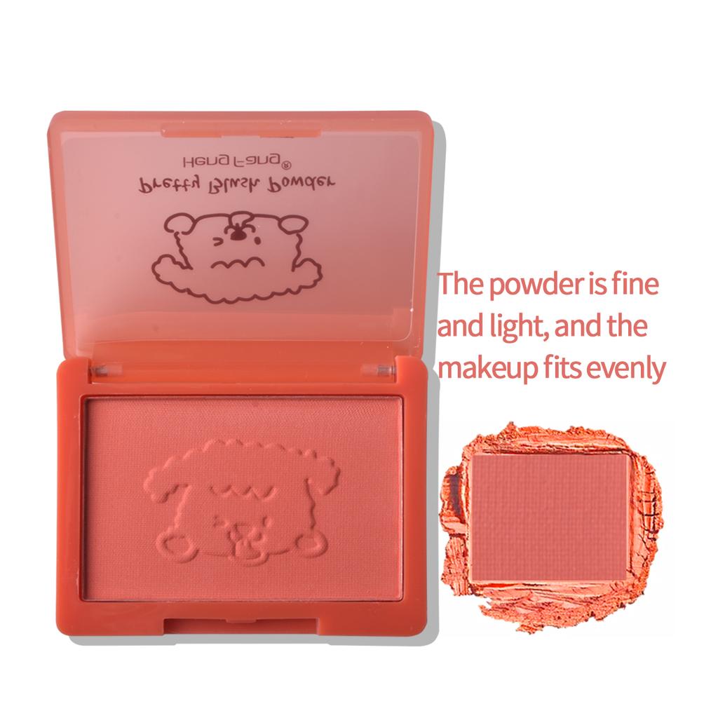 HengFang Soft Sweet Fog Color Blush Fine Powder Blusher Multi-Purpose Face makeup