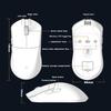 Darmoshark Mouse 2.4G Wireless  5.0 & Type-C Wired Slim Re able Slience Mouse for PC Computer Notebook with USB Receiver 4800 movement
