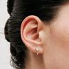 Hei 6prong one-touch earring