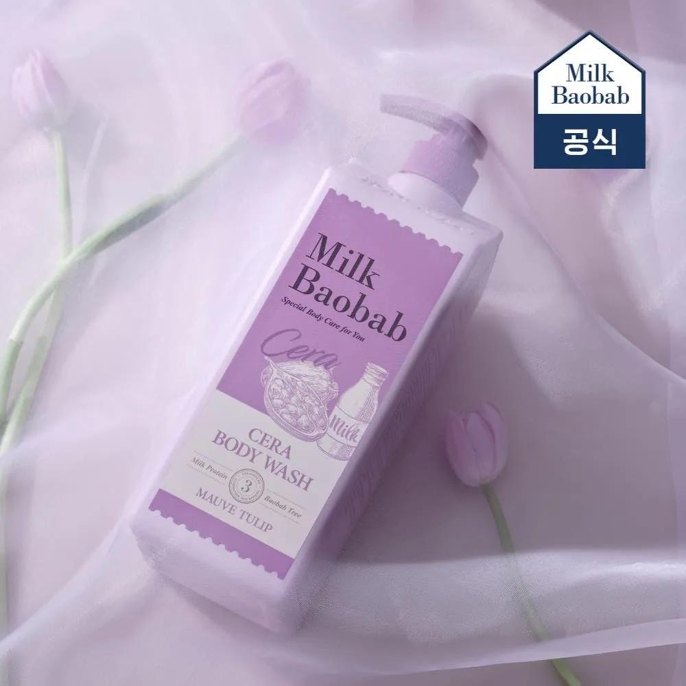 Milk Baobab Cera Body Wash Mauve Tulip 1.2L 1 Bottle