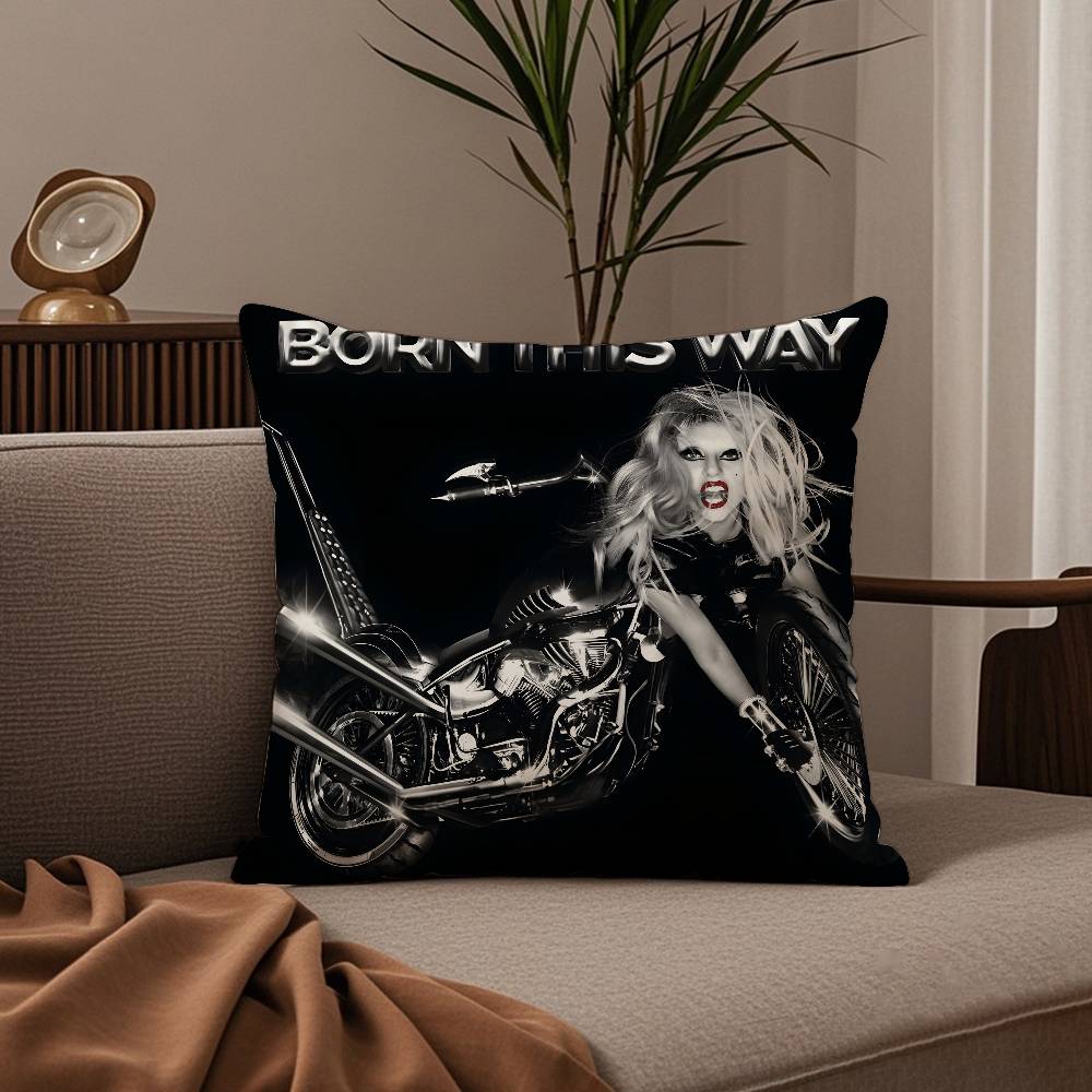 L-Lady Gaga MAYHEM Pillow Case Good Print Pillowcase Living Room Sofa Cushion Cover Bedroom Room Decor