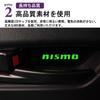 SAWAKAKI NISMO Inner Door Inner Door Logo 7 Color Interior Custom Set of 4 Lamps, Illumination, Illumination, LED, Switchable, Parts, Compatible,