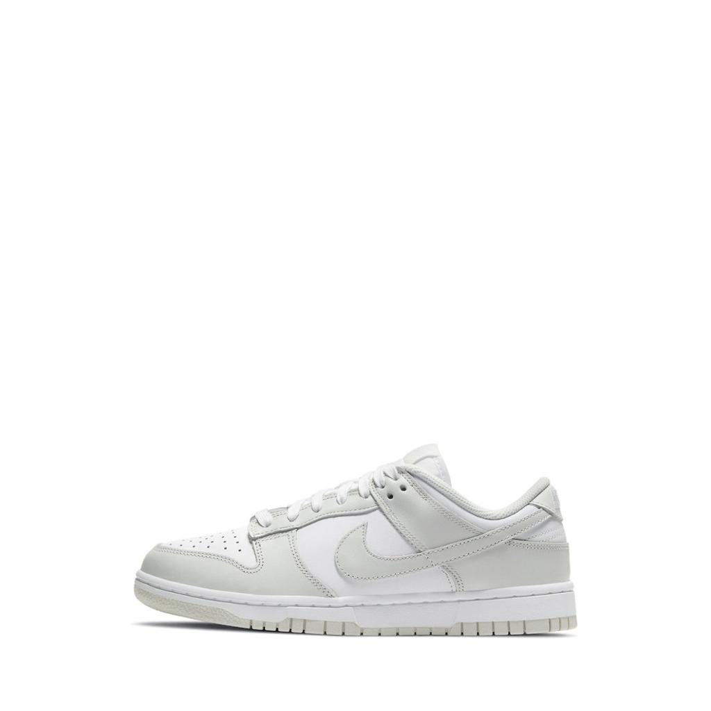Nike Dunk LOW RETRO Leather Cushioning, Wear Resistant Low Top Skateboard Shoes Unisex White Silver HF0730-160(Team120-2)