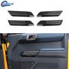 Door Armrest Handle Protector Cover Trim For Ford Bronco +Carbon Fiber ABS