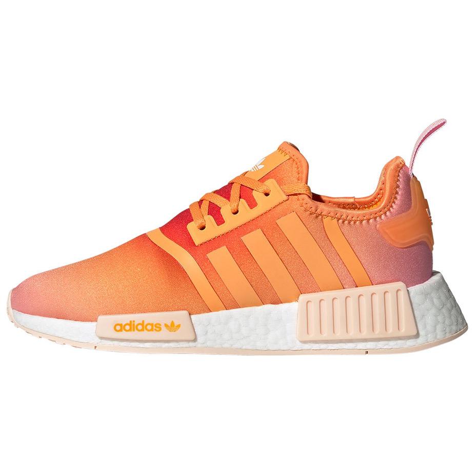 Adidas Originals NMD_R1 Нескользящие Устойчивые к истиранию Низкие Повседневные Беговые Кроссовки Унисекс Оранжевые IE9625 39⅓