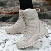 HOHO FAIR Large Size Boots  Women Autumn Boots Super High Quality Boots Men Shoes  Swat Tactical Boots